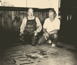 Historical image of Veitchi Flooring staff